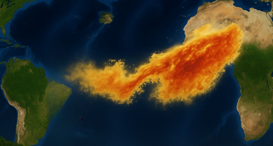 Tecnologia registra alta intensidade de Poeira do Saara na Amazônia