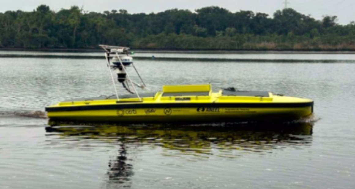 Barco autônomo movido a energia solar monitora Xingu