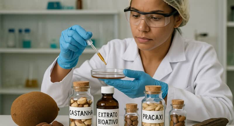 projeto transforma amêndoas amazônicas em extratos de alto valor