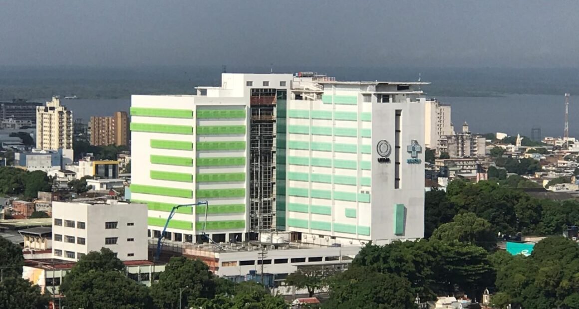 visao aérea do complexo hospitalar HUGV