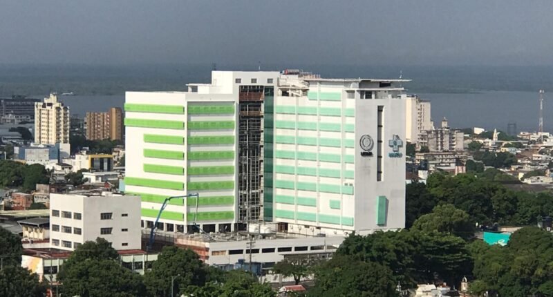visao aérea do complexo hospitalar HUGV